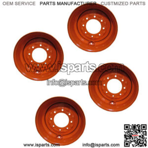 (4)  Skid Steer Wheel Rim Fits Bobcat 753 763 773 742 743 751 16.5X8.25X8