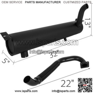 7100840, 6701151 Replacement Muffler & Pipe Set Fits Bobcat Models