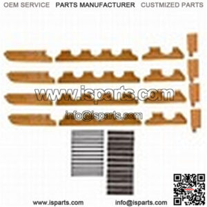 PV640 Rockguard Set 6 Roller track frame Fits Case 450C, 455C, Long Track, 550