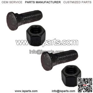 (2) Plow Bolt & Nut for Blades Cutting Edges 5/8-11x2 1/4 Grade 8 PM06705