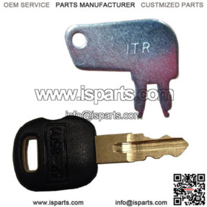Old Style Ignition & Master Disconnect Keys Fits Caterpillar & ASV Posi J1L1
