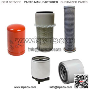 Filter Kit Fits Bobcat S130 S150 S160 S175 S185 S205 Skid Steer Oil Fuel Diesel