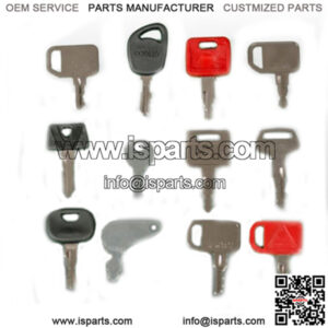 Tractor & Heavy Equipment Key Set-12 Keys- Most Complete Fits JD Set