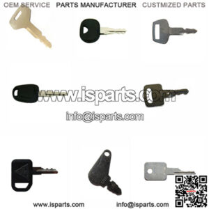 8 Heavy Equipment Key Set Fits Bobcat