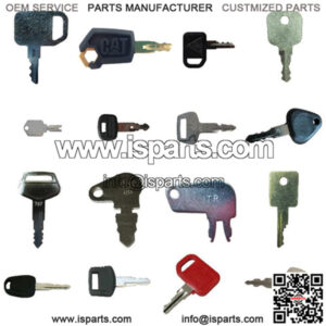 16 Key Heavy Equipment - Construction Equipment Ignition Key Set