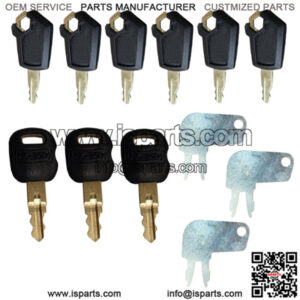 12 Master Keys Fits Caterpillar Heavy Equipment Ignition Key 5P8500 Excavator