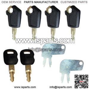 8 Master Keys Fits Caterpillar Heavy Equipment Ignition Key 5P8500 Excavator