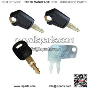 (4) Master Equipment Ignition Keys 5P8500 Fits Caterpillar Dozer - Free Shipping