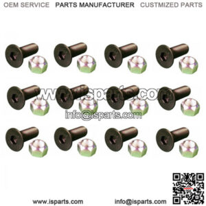 (12) Replacement Screws & (12) Replacement Nuts Fits CAT Models 5/8" x 2.5"