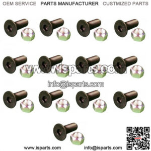 (13) Replacement Screws & (13) Replacement Nuts Fits CAT Models 5/8" x 2.5"
