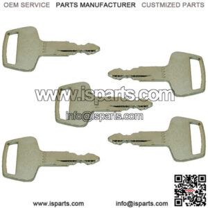 Five (5) 5080 Keys Fits Chieftain & Fits International Excavator 029 5080
