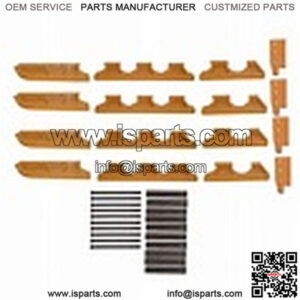 PV645 Rockguard Set 5 Roller track frame Fits Case 850B, 850C, 855C, 850D, 855D