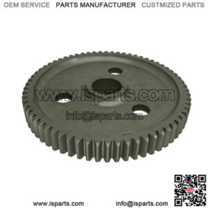 T106838 Bull Gear, 66T Winch w/ 19.56:1 Ratio Deep Red. Fits John Deere 450G LT