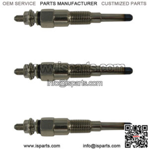 3PCS Glow Plug 16851-65512 16851-65510 Fits Kubota Tractor B21 B1700D B1700E