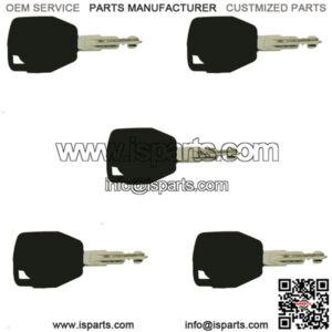 5 Keys Fit JCB Terex Backhoes Fermec Mini Excavators 231/81404 P7