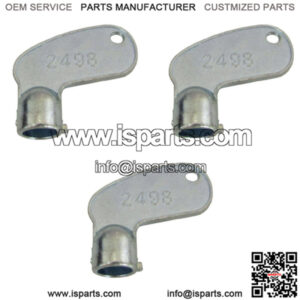 (3) Starter Ignition Keys Magnum Isuzu TCM Pel-Job Fits Kawasaki Bomag Morooka S
