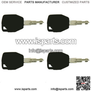 4 Equipment Ignition Keys for Terex for Fermac for JCB Backhoe