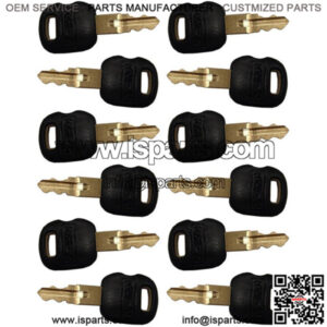 (12) Old Style Keys Fits Caterpillar Heavy Equipment Ignition Key Fits CAT