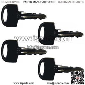 (4) Keys 701  Style Ignition Start Starter Key Set for Ditch Witch Equipment