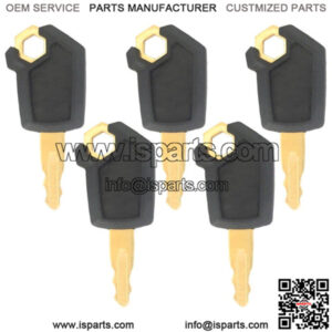 (5) Heavy Equipment Keys 5P8500  Style Fits Caterpillar Fits CAT -- Free Ship