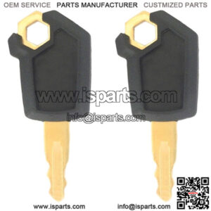 (2) Heavy Equipment Ignition Keys 5P8500  Style Fits CAT Fits Caterpillar