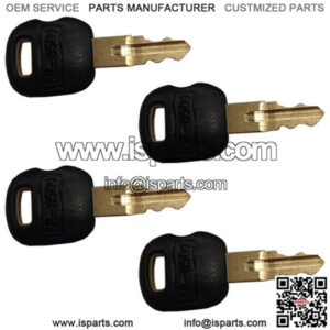 4Pcs Practical est Style Fits Caterpillar Equipment Ignition Key Fits CAT 5P8