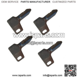 4 (Four) Heavy Equipment Keys fits 301 Yanmar & Takeuchi