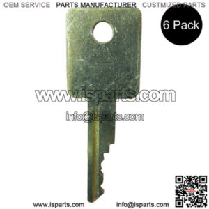 6 Cut Ignition Keys Fits Bobcat 751 753 763 773 863 873 883 963 Skid Steer L
