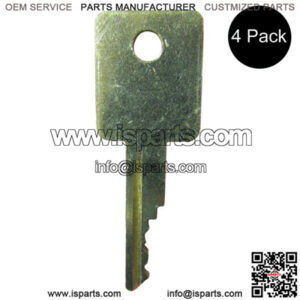 4 Cut Ignition Keys Fits Case 1838 1840 1835B 1835C 1845B 184 Skid Steer Loader