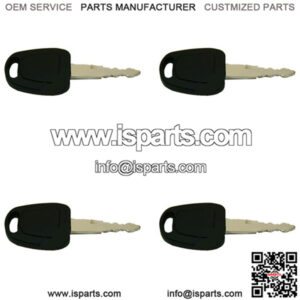 D100 Four 4 Ignition Start Keys for Daewoo Doosan Excavator Heavy Equipment E900