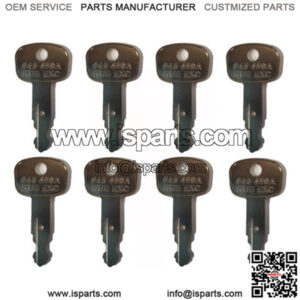 8 pcs 459A Keys Ignition Key Fits Kubota Style M Series Construction Equipment