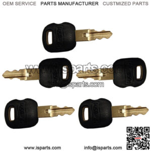 (5) 5P8500 Ignition Key Old Style Fits Caterpillar Fits CAT Equipment 0964753 09