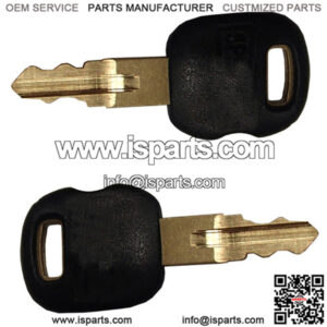 (2) Heavy Equipment Ignition Keys Fits CAT Fits Caterpillar 5P-8500 5P8500 Old S
