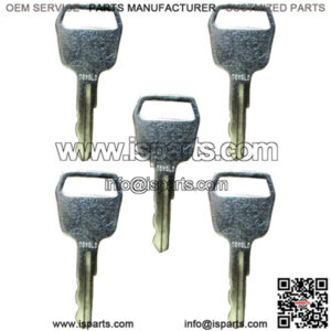 Five (5) Keys Fit Toyota Forklift Lift (Early/Older models) TOYOLD C3