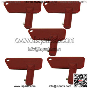 (5) Keys Fit Terex IR Volvo Roller Racing Disconnect Single Prong MS634212 N6