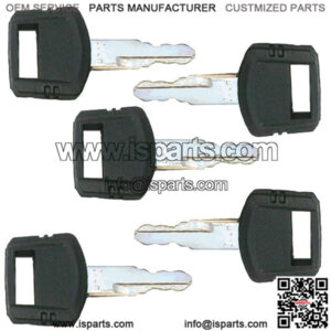 Fits John Deere HITACHI EXCAVATOR H800 IGNITION KEYS *5 PACK*