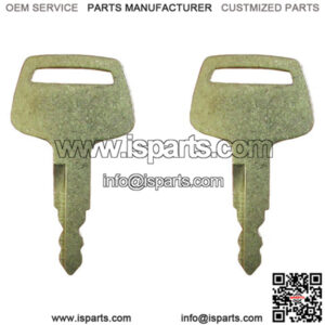 2 Fits John Deere & Hitachi Excavator Keys also Fits Case Dozer Fits  Holland