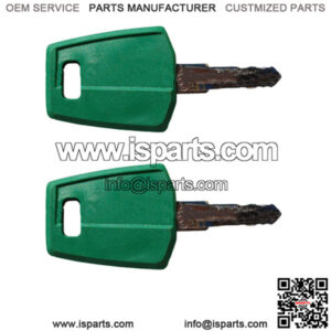 (2) Keys Fit Volvo F Series Loaders Heavy Equipment 11444208 C001 P6