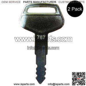 2 Key fits Komatsu Equipment Many Models of Equipment 787