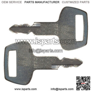 41307-00007 Pack of 2 Keys fits Hitachi Fits Bobcat Excavator Models 316 H808 70