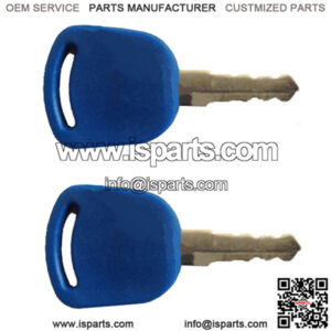 2 Keys Fits Ford NH 82030143 F0NN11603AA TS100 TS110 TS115 TS90 Aftermarket