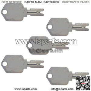 51335040 Pack of 5 Keys For Gradall Telehandler Models