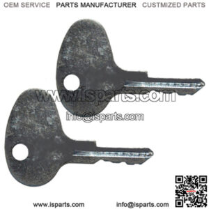 123243 (Pack of 2) Ignition Keys Fits Caterpillar Fits CAT Fits CAT Forklift Mod