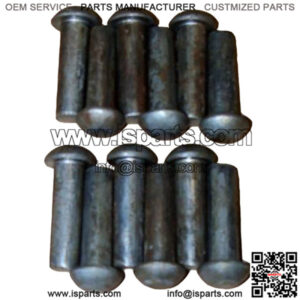 Rivet-580 Set of 12 Rivets for Ring and Pinion Set Fits Case 580 580B 480 480B
