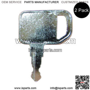 Set of 2 Keys Fits John Deere 7000 & 8000 Series Tractors RE183935