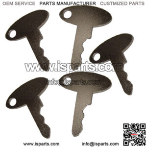 1570 Pack of 5 Keys For Terramite Backhoe Models T5C T6 T9