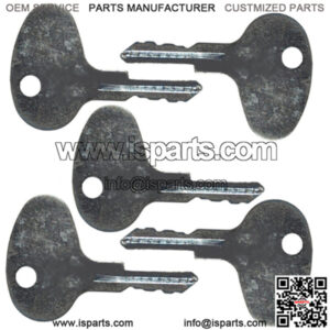 (Pack of 5) Ignition Keys Fits Mitsubishi Fits Kubota 123243