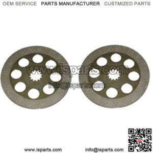 AT63106 Set of 2 Brake Discs Fits John Deere 310 820 1020 1530 2040 2440