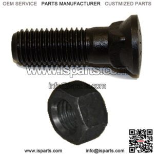 Plow Bolt and Nut for Blades Cutting Edges 3/4-10x2 1/2 Grade 8 Dome Head