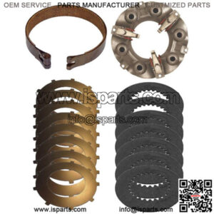 Steering Clutch Kit w/ Brake Band Pressure Plate & Discs for IH Dozer 500 TD5